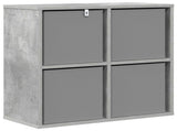 Sideboard with Drawer Concrete Grey 59.5 x 27 x 57 cm 8000535