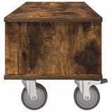 TV Stand Smoked Oak 100 x 35 x 35 cm Engineered Wood 891036