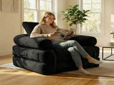 Modular Convertible Corduroy Floor Sofa Bed T5970P507336