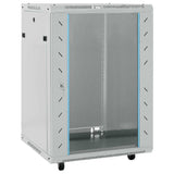 Network Cabinet with Storage Grey 60 x 60 x 80 cm Steel 42017660