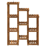 Plant Stand Natural 85 x 30 x 114.5 cm Solid Acacia Wood 903106