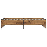 Bed Frame Old Wood 80 x 200 cm Engineered Wood 8009097