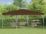 Pop-up Party Tent 288 x 288 x 245 cm Taupe Oxford Fabric 42019751