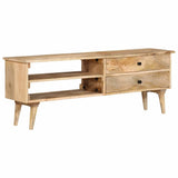 TV Cabinet 140x30x50 cm Solid Mango Wood 320797