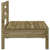 Garden Sofas Armless 4 pcs Impregnated Wood Pine 838011