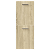 3 Piece Bathroom Furniture Set Sonoma Oak Engineered Wood 3324989