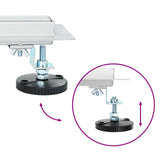 360&deg Shower Drain with Slim Model Silver 70 cm 42015987