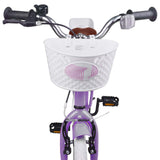 Kids Bike 18 Inches for 5-7 Years Old Purple 42009220