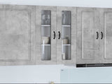 Dishwasher Panel Kalmar Concrete Grey 60 x 31 x 100 cm 884827