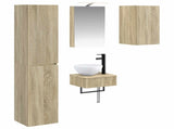 Bathroom Furniture Set 5 pcs Sonoma Oak 3407241