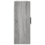 Wall Mounted Cabinet Grey Sonoma 69.5x34x90 cm 828506
