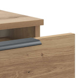 Wall Cabinet Artisan Oak 102x30x20 cm Engineered Wood 856986