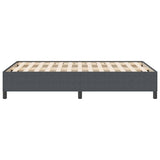 Box Spring Bed Dark Grey 120 x 190 cm Velvet 42006958