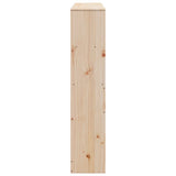 Headboard with Storage 140 cm Solid Wood Pine 855660