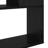 TV Cabinet Set Black 80 x 24 x 125 cm Engineered Wood 875202