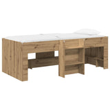 Kids'High Bed Frame 2 pcs Artisan Oak 98.5 x 200 cm 3422570