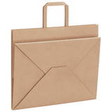 Paper Bags 250 pcs with Handles Brown 32x22x24 cm 4101819
