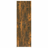 Office Cabinet Smoked Oak 60x32x190 cm Engineered Wood 815279