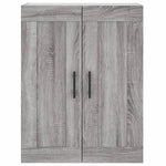 Highboard Grey Sonoma 69.5x34x180 cm Engineered Wood 3199583