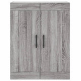 Highboard Grey Sonoma 69.5x34x180 cm Engineered Wood 3199583