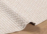 Area Rugs Round FARO Cream 120 CM Polyester 42022567
