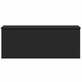 Storage Box Black 90x35x35 cm Engineered Wood 840682