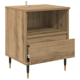 Bedside Cabinet with Drawer 2 pcs Artisan Oak 40 x 35 x 50 cm 882652