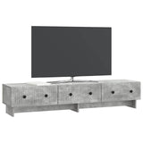 TV Cabinet Concrete Grey 147 x 34.5 x 30 cm Engineered Wood 894018