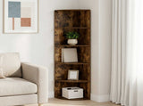 Corner Shelf 5-Tier 41.5 x 41.5 x 178 cm Engineered Wood 8016330