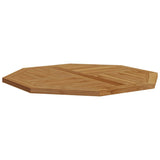 Table Top 90x90x2.5 cm Octagonal Solid Wood Teak 366667