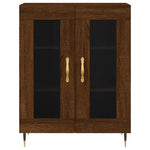 Highboard Brown Oak 69.5x34x180 cm Engineered Wood 3189300