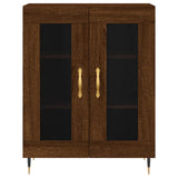 Highboard Brown Oak 69.5x34x180 cm Engineered Wood 3189300