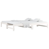 Pull-out Day Bed without Mattress White 2x cm 820428