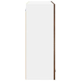 Hanging Cabinet Smoked Oak 80 x 31 x 80 cm Engineered Wood 884326
