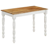 Dining Table 110x60x76 cm Solid Wood Mango 337839