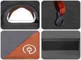 Tunnel Tent Grey and Orange 562 x 265 x 216 cm 42017459