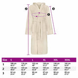Bathrobe Cream S Cotton 4100805