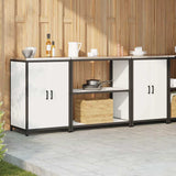 Kitchen Storage Set HATTEM 3 pcs White Cold-rolled Steel 3392667