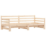 Daybed with Trundle without Mattress 80x200 cm Solid Wood 836150