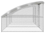 Chicken Cage 3 pcs Silver 600 x 200 x 200 cm Steel and PE 3381108