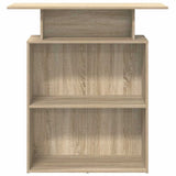 Reception Desk Sonoma Oak 100x40x104 cm Engineered Wood 859053