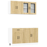 4 Piece Kitchen Cabinet Set Kalmar Sonoma Oak Engineered Wood 3314854