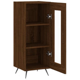 Sideboard Brown Oak 34.5x34x90 cm Engineered Wood 828771