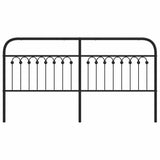 Metal Replace Headboard Black 180 cm 376636