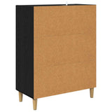 Sideboard Black Oak 70 x 34 x 90 cm Engineered Wood 880627