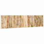 ZNTS Headboard 200 cm Solid Rough Wood Mango 4017515