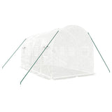 Greenhouse with Steel Frame White 8 m 4x2x2 m 3188028