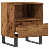Bedside Cabinet Old Wood 40x35x50 cm Engineered Wood 857376