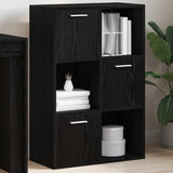 Storage Cabinet Black 60x29.5x90 cm Engineered Wood 801135