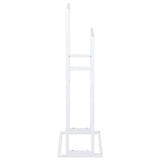 Freestanding Towel Rack White 48x24x78.5 cm Iron 343088